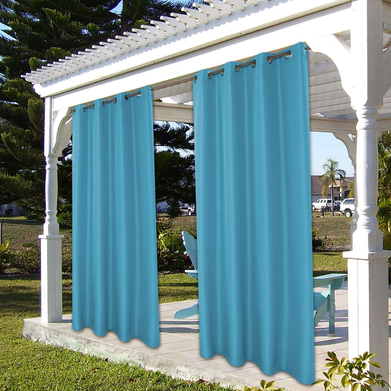 BONZER outdoor curtain close-up of fabric