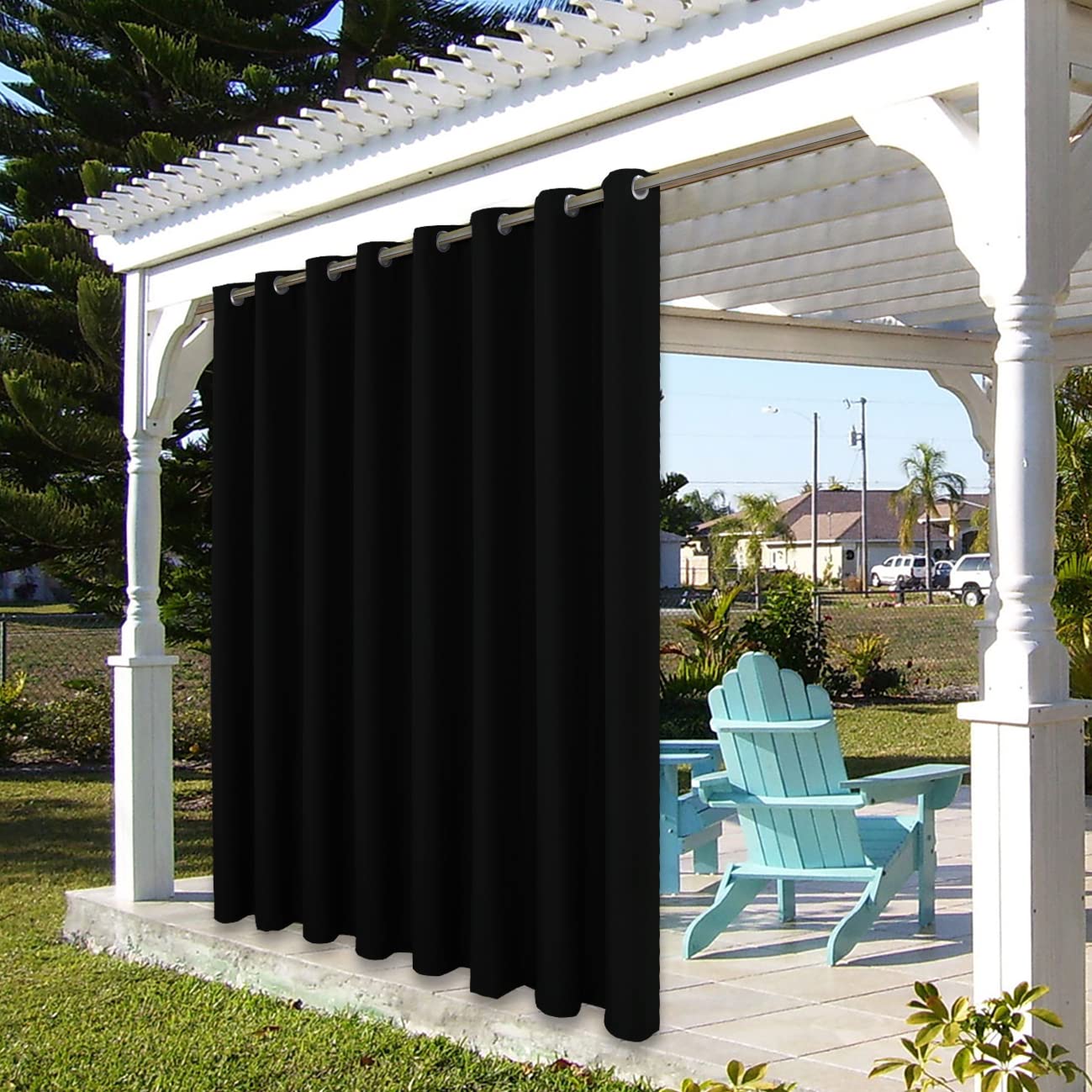 BONZER Outdoor Curtain close-up of fabric