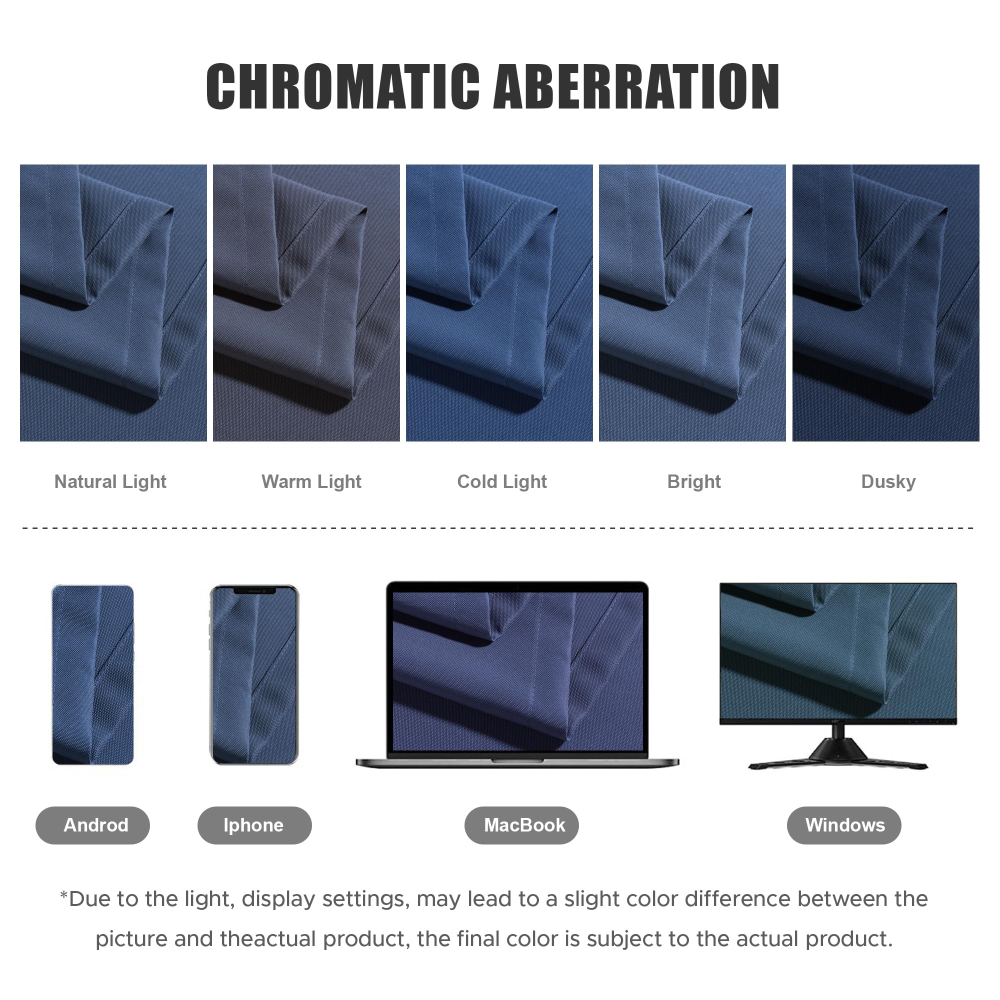 BONZER outdoor curtain in a garden setting