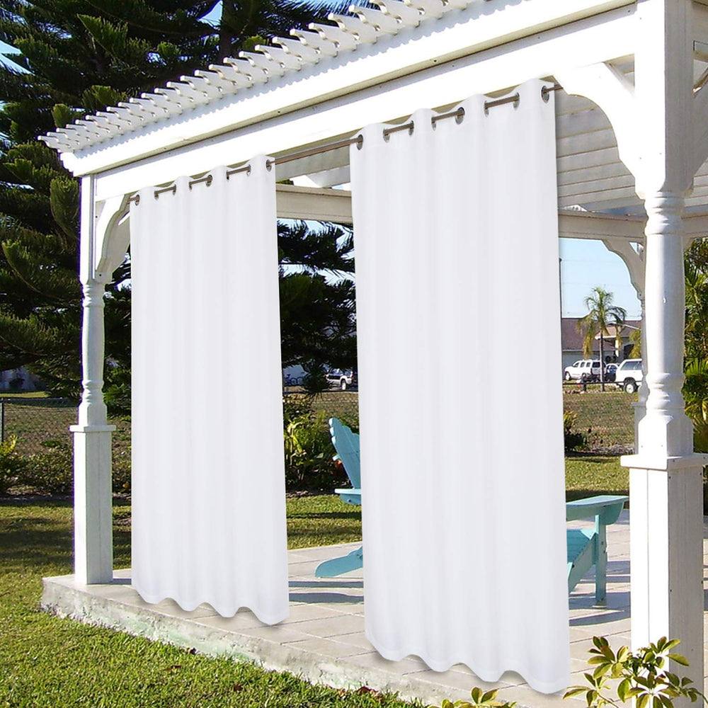 BONZER Outdoor Curtain package with dimensions