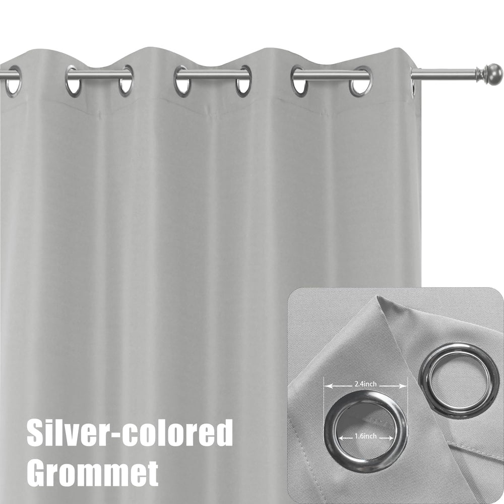 BONZER Outdoor Curtain showcasing rust-proof grommet detail
