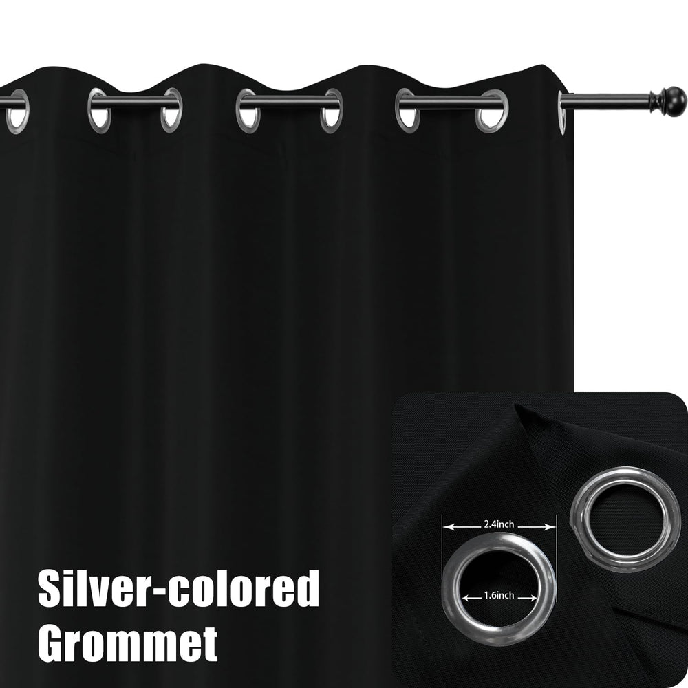 BONZER Outdoor Curtain showing grommet detail