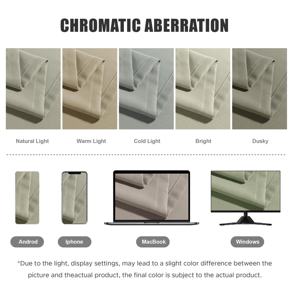 BONZER outdoor curtain taupe draping elegantly