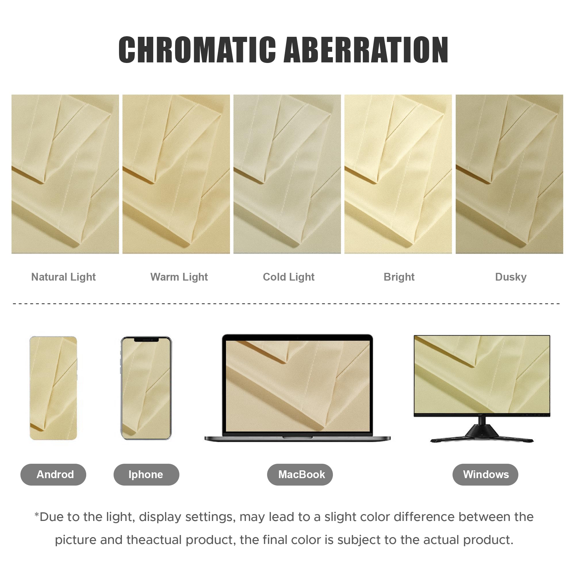 BONZER Outdoor Curtain with sunlight filtering
