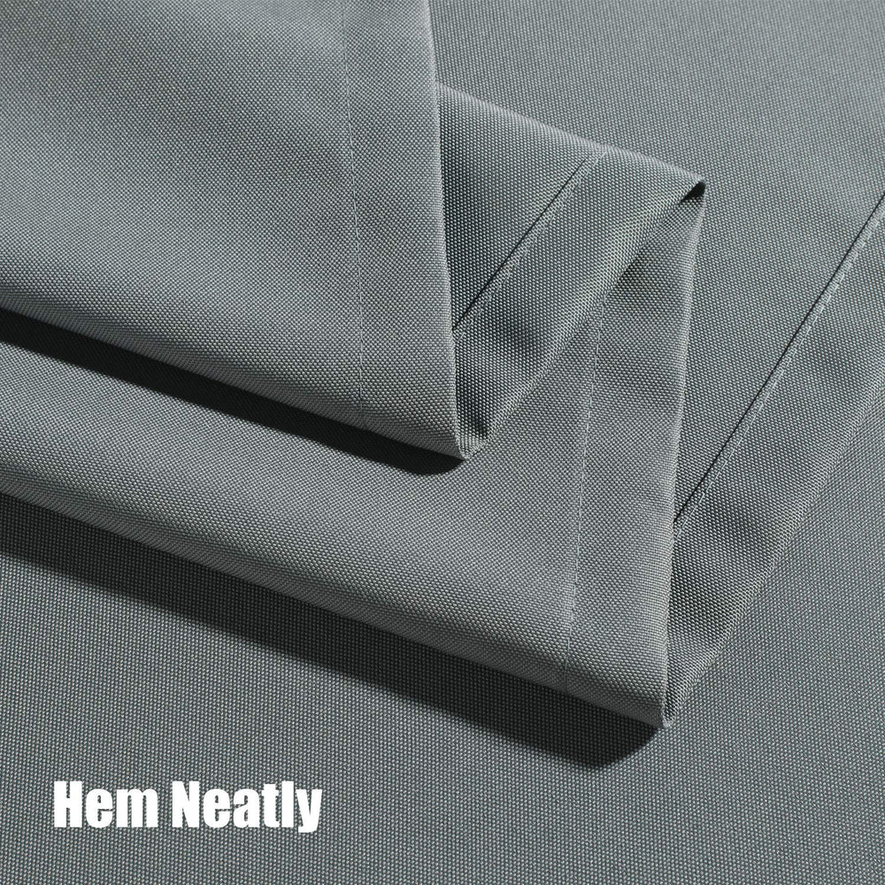 BONZER Outdoor Waterproof Curtain rolled up detail