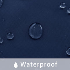BONZER Sheer Curtains Navy grommet detail