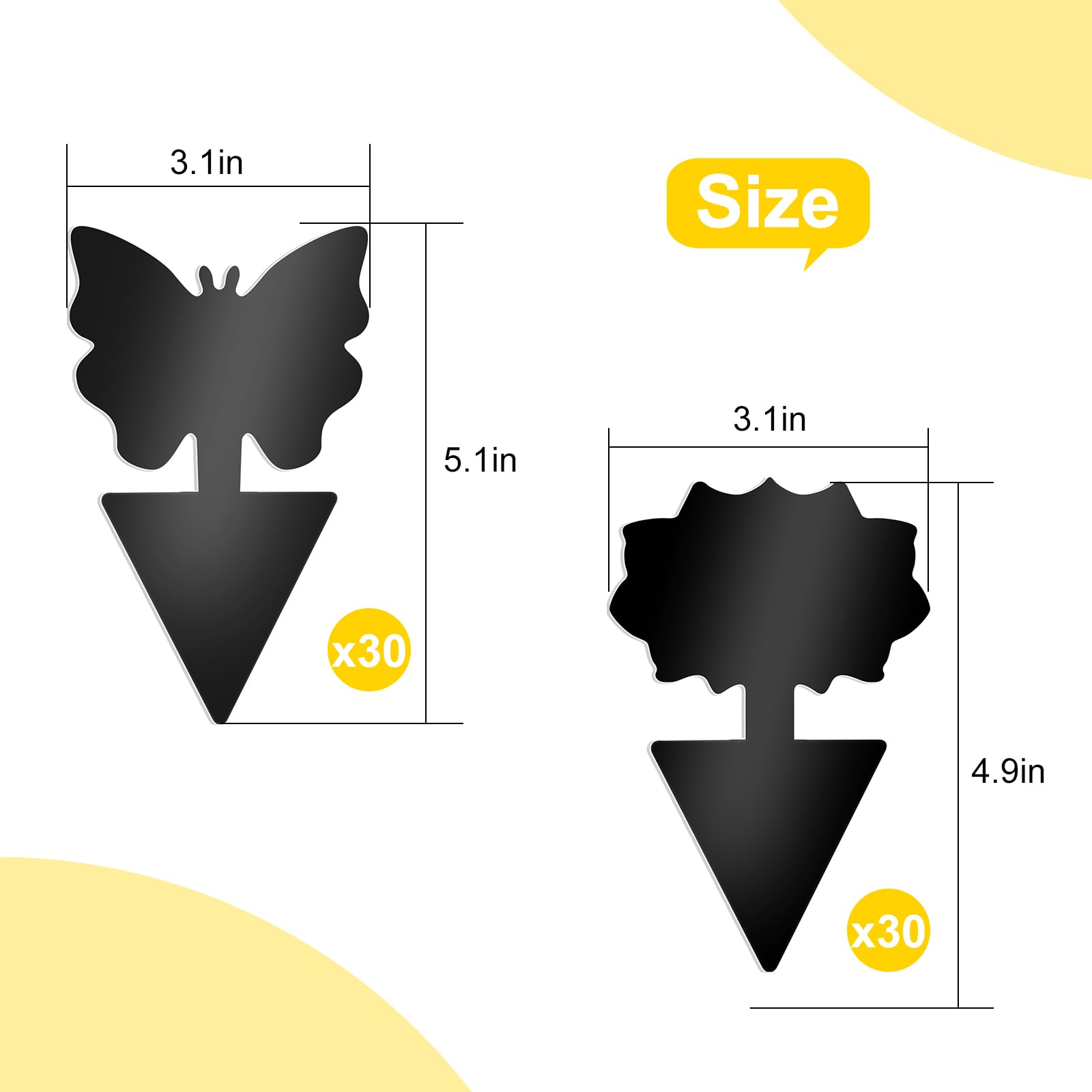Boromine non-toxic black sticky trap with adhesive surface
