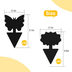 Boromine sticky traps shown in a garden setting