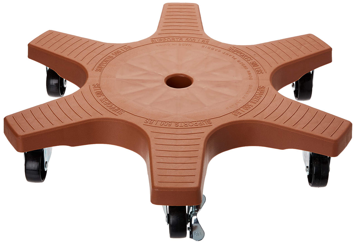 Bosmere 20-inch Plant Caddie front view in terra cotta