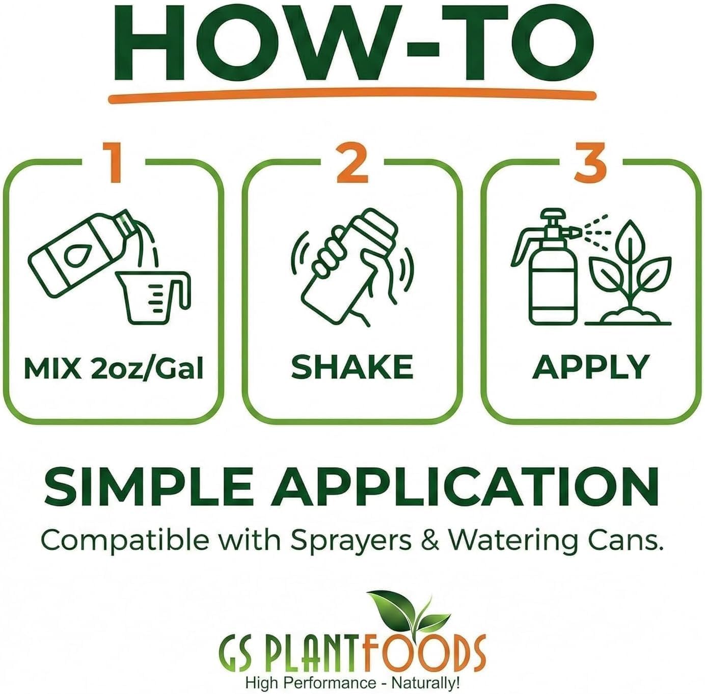 Bottle of GS Plant Foods Liquid Kelp Fertilizer on a garden table