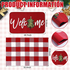 Bottom layer of Tinideya doormat measuring 23.6 x 35.4 inches