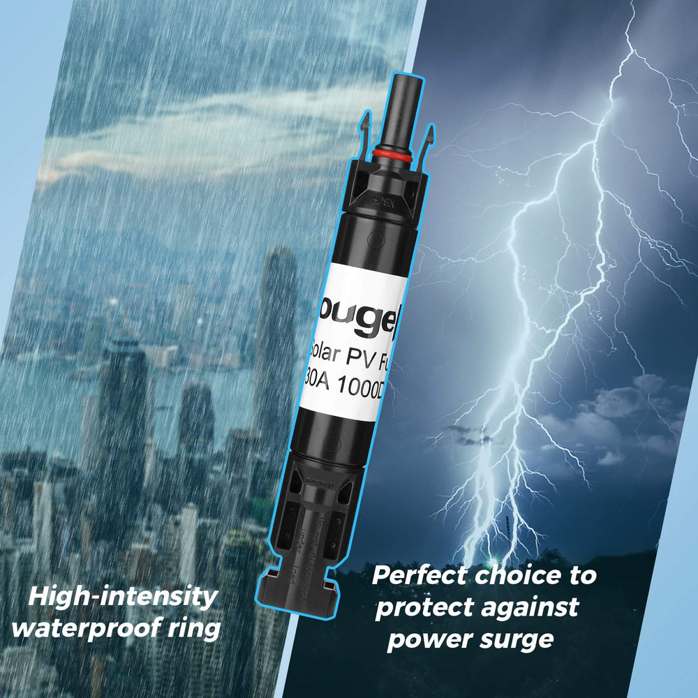 BougeRV 30A Solar Fuse Holder packaging