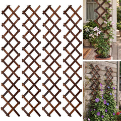 Bounmer Expandable Garden Trellis front view 13x68 inches