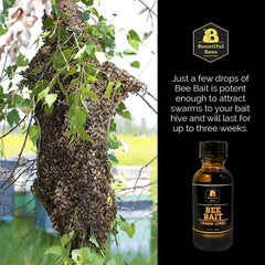 Bountiful Bees Bee Bait Swarm Lure dropper close-up