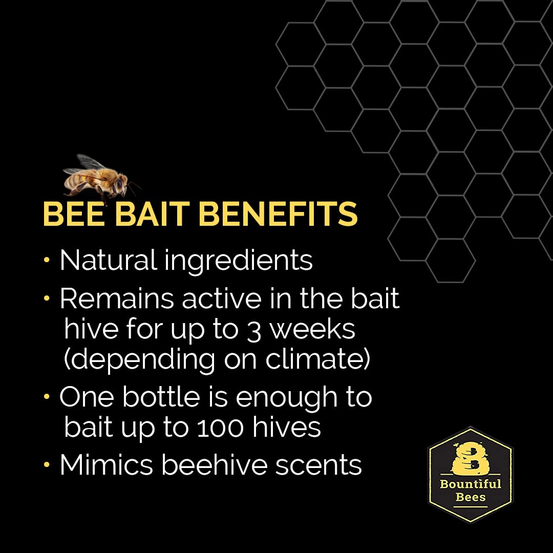Bountiful Bees Bee Bait Swarm Lure on a wooden surface