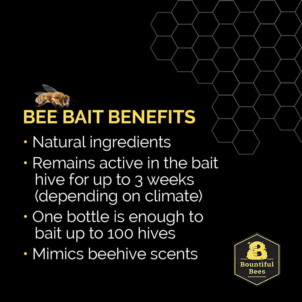 Bountiful Bees Bee Bait Swarm Lure on a wooden surface