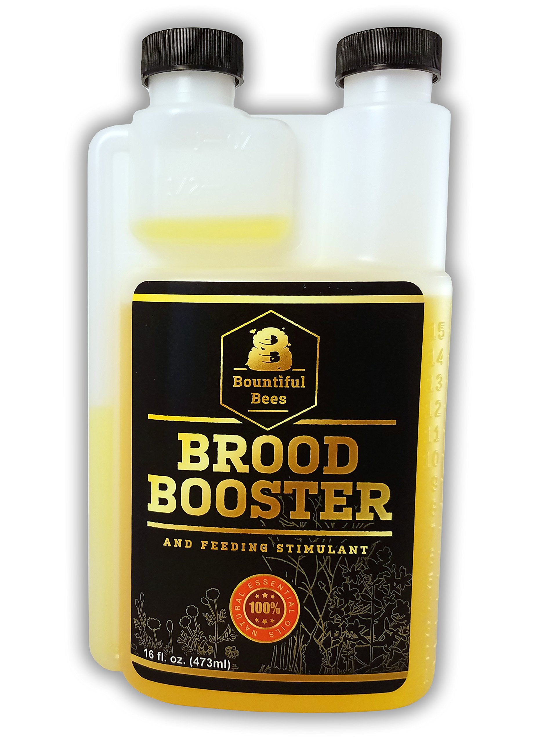 Bountiful Bees Brood support 16 oz bottle front view