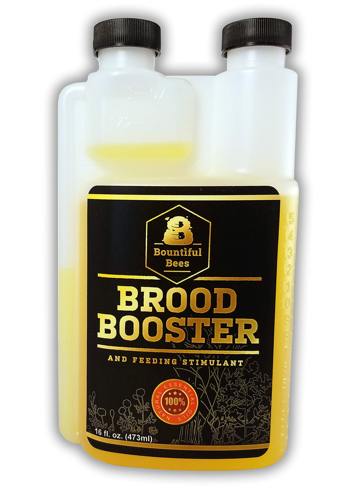 Bountiful Bees Brood support 16 oz bottle front view