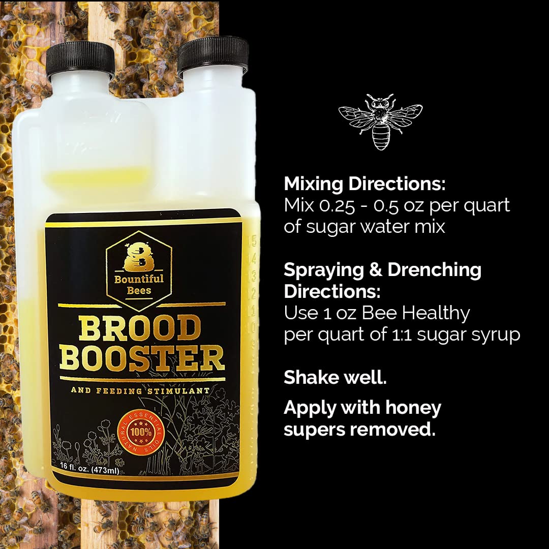 Bountiful Bees Brood support mixed with sugar syrup