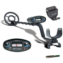 Bounty Hunter Tracker IV Metal Detector front view with 8 inch waterproof coil