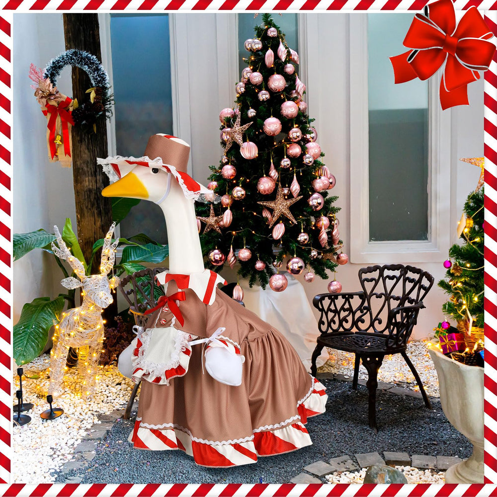 Bow knot accessory included with the goose costume