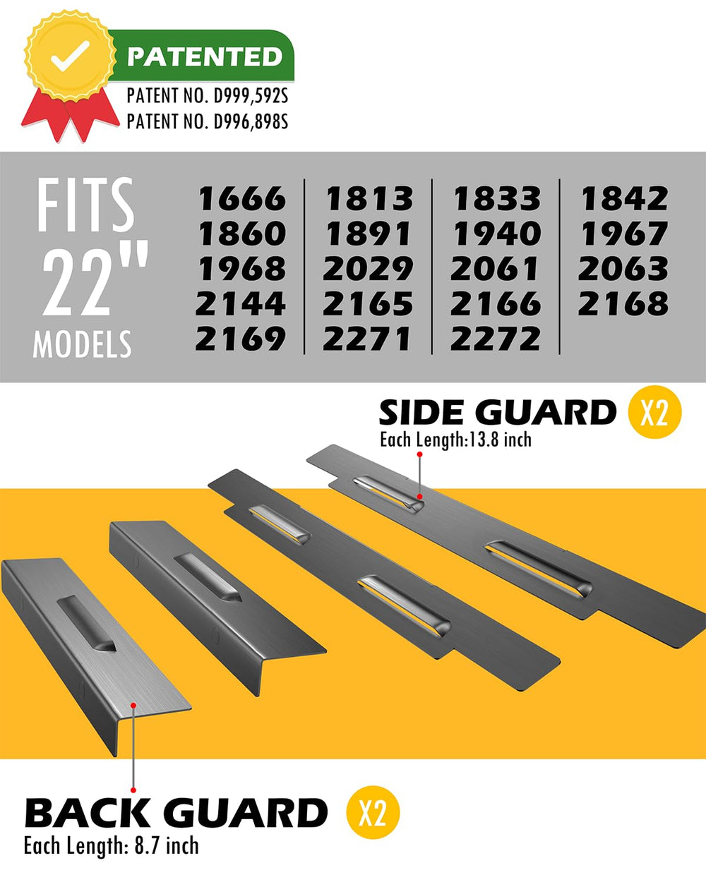 Box containing Sivsis Wind Guards for 22 inch Griddles
