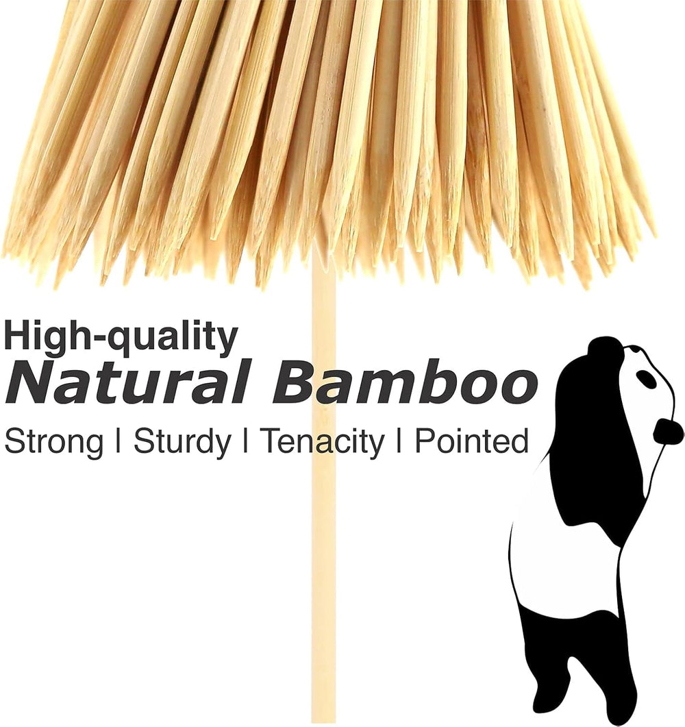 Box of 100 PARTYHIPPO Bamboo Skewers