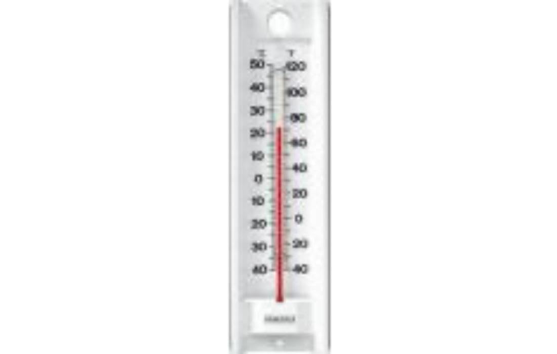 Box packaging of Taylor Indoor/Outdoor Wall Thermometer
