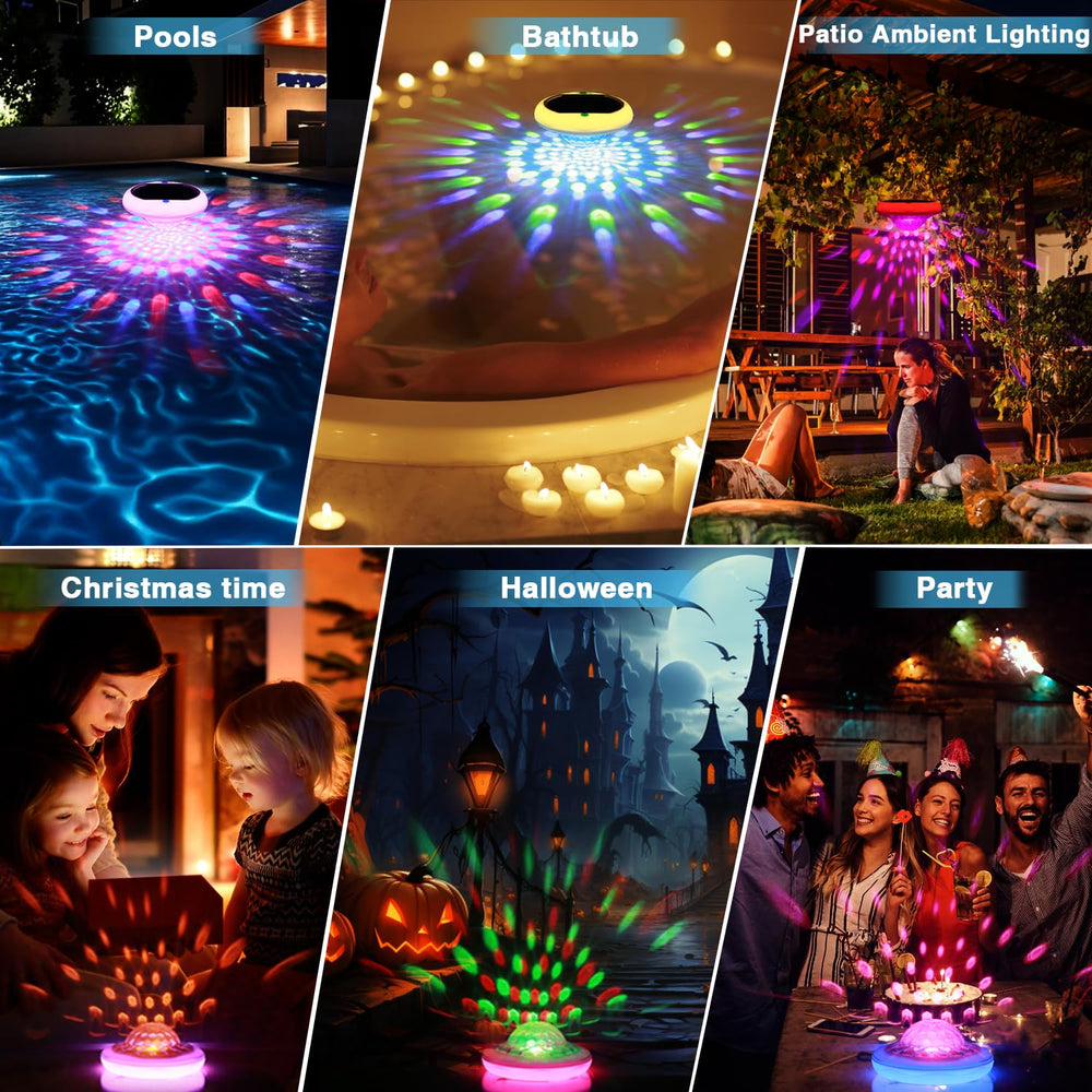 BOXPSII Floating Pool Light displayed on porch as ambient lighting