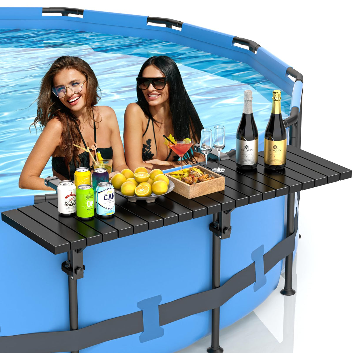 BoYata Pool Bar front view showing spacious tabletop