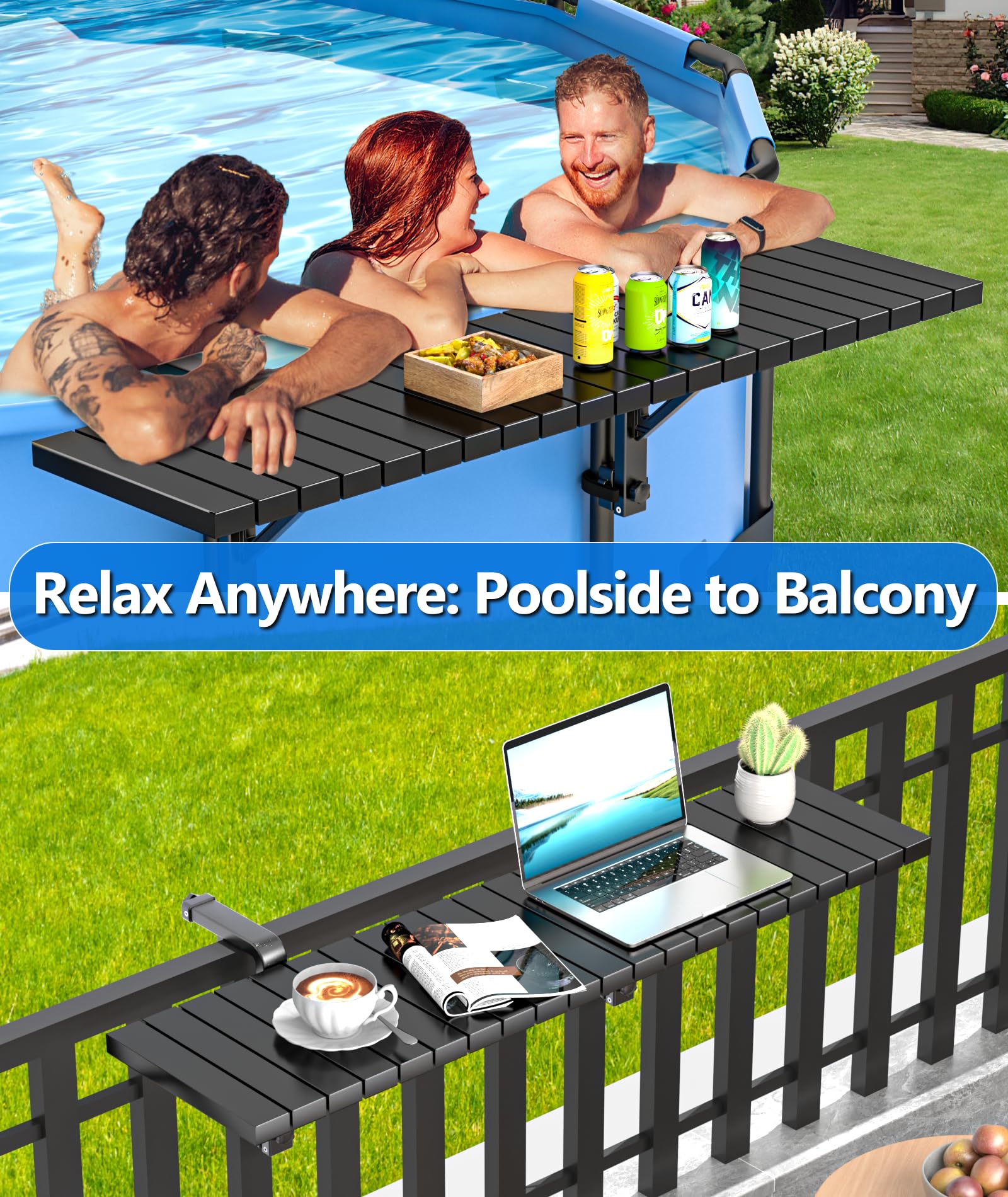 BoYata Pool Bar packaging showing included items