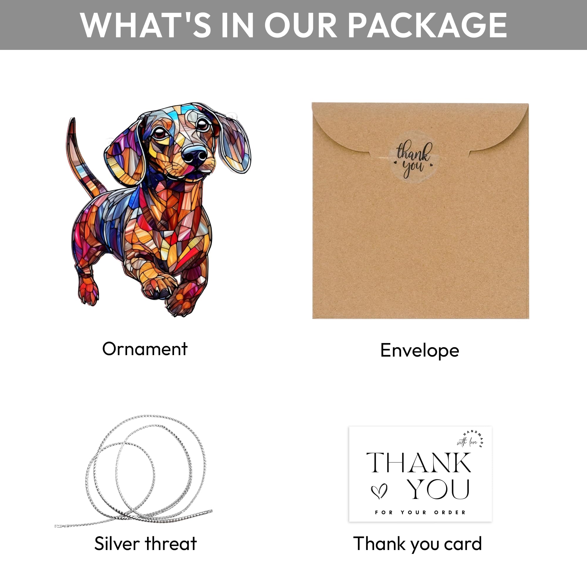BOYESE Dachshund Ornament in a cozy reading nook