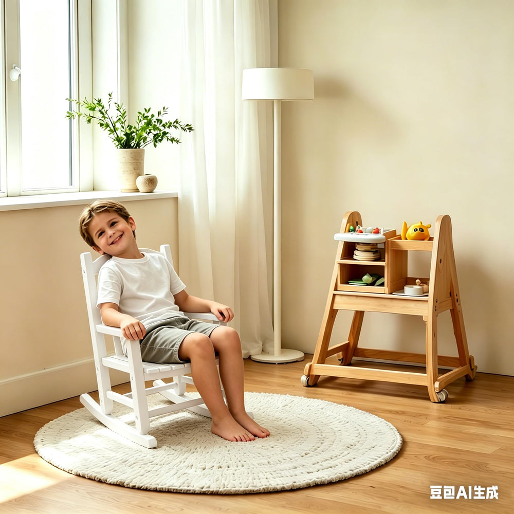 BplusZ Kids Wooden Rocking Chair assembly instructions and tools