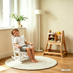 BplusZ Kids Wooden Rocking Chair assembly instructions and tools