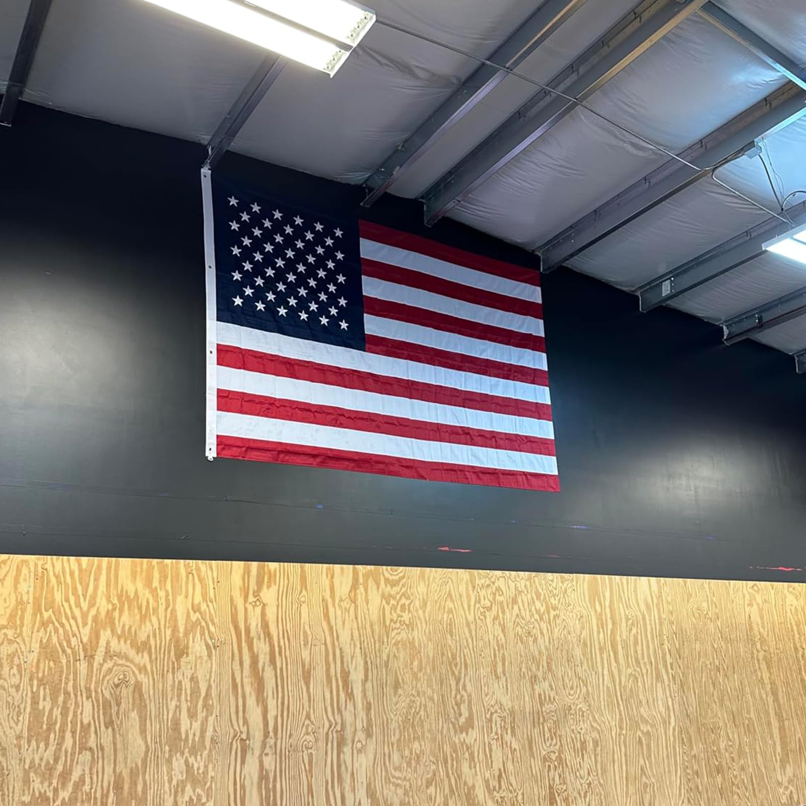 Bradford American Flag 5x8 ft displayed outdoors in the wind