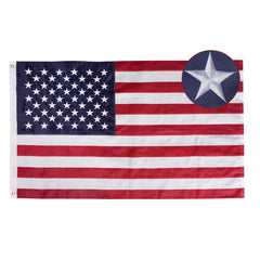 Bradford American Flag 5x8 ft front view with embroidered stars