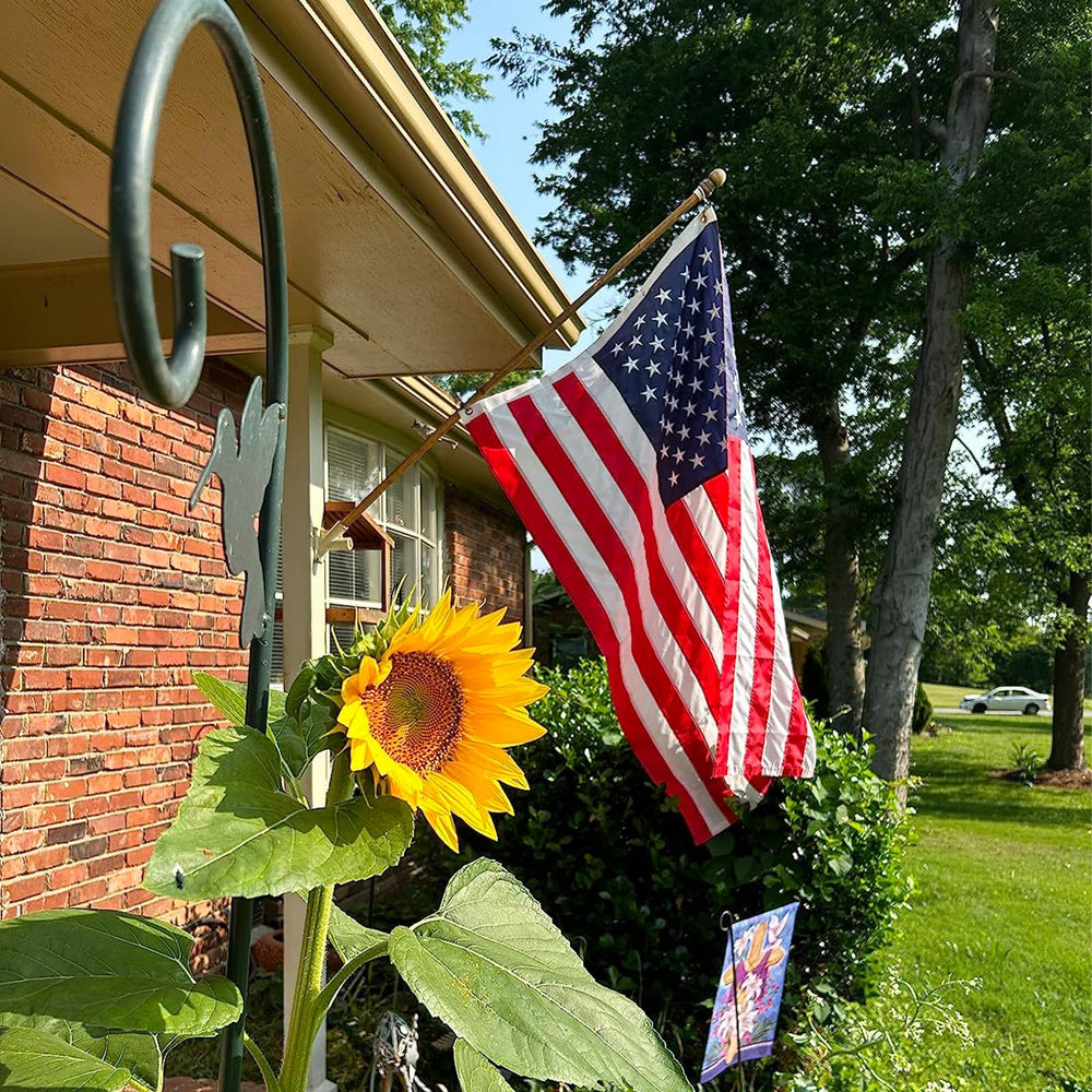 Bradford American Flag folded showing quality material
