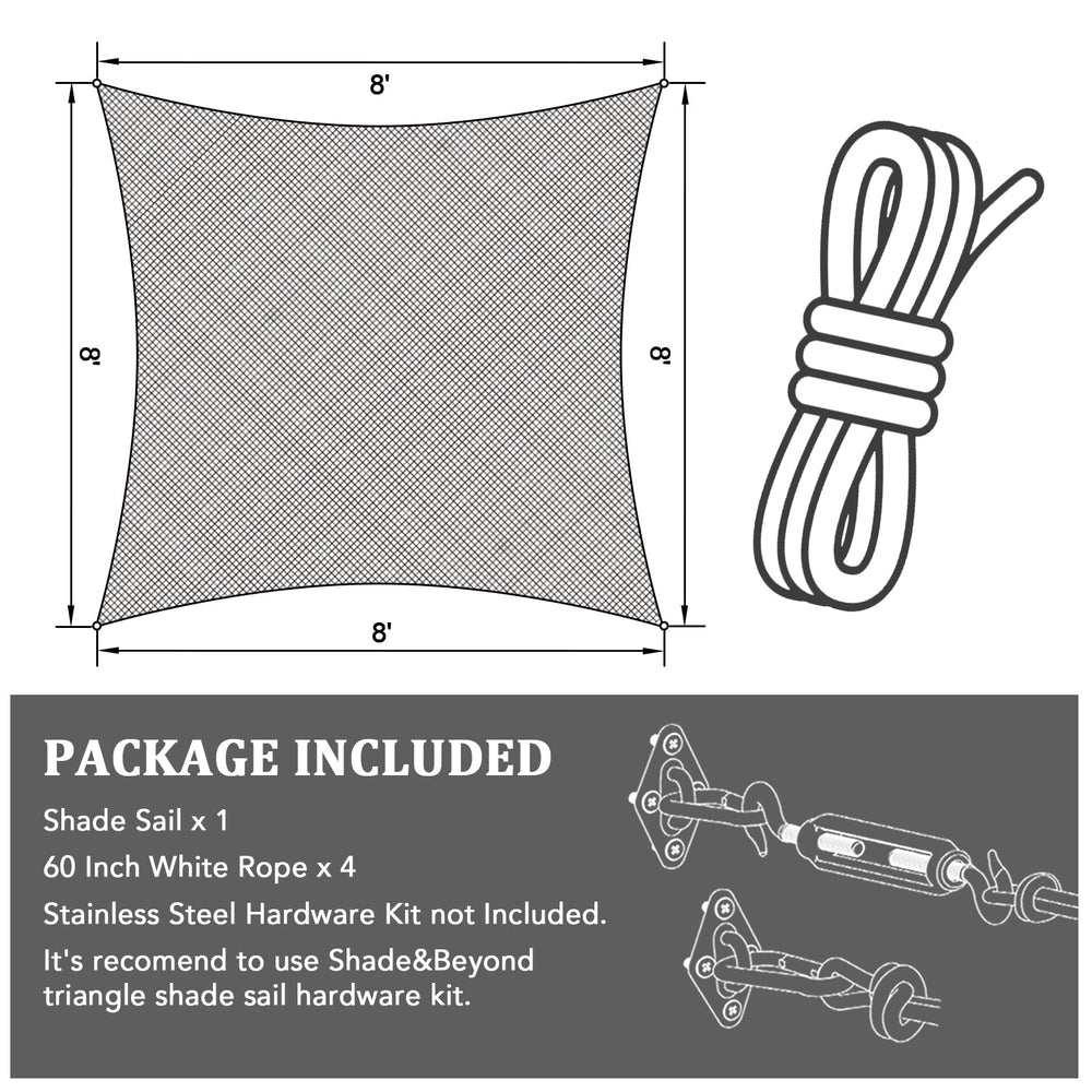 Breathable fabric texture of Shade&Beyond sun shade sail