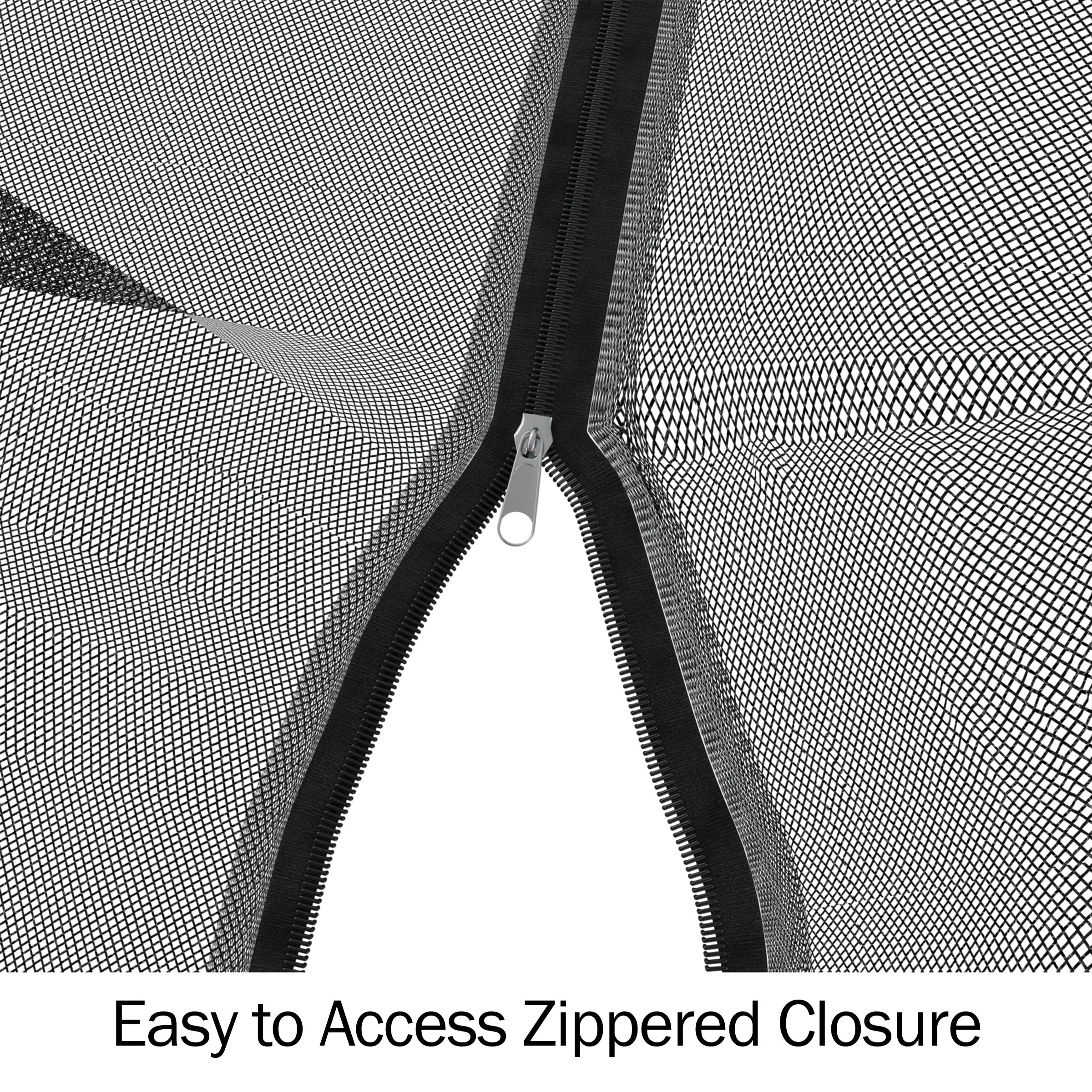 Breathable mesh fabric of the mosquito net