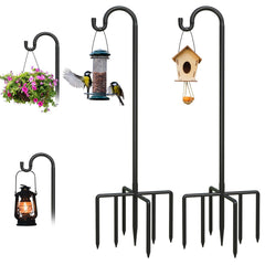Breeze Touch 92 Inch Adjustable Shepherd Hook front view