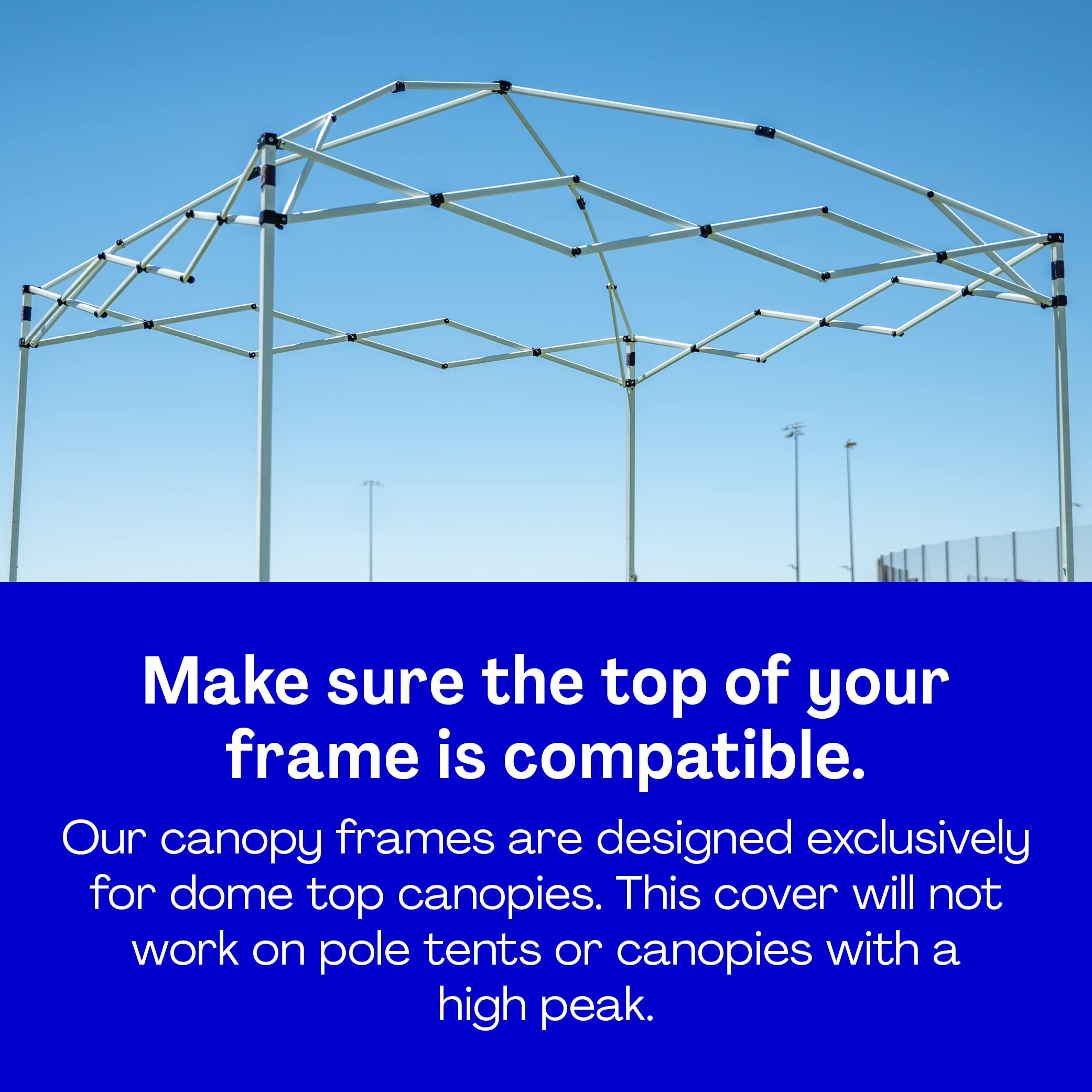 Breezy and Company canopy top showcasing reinforced corners