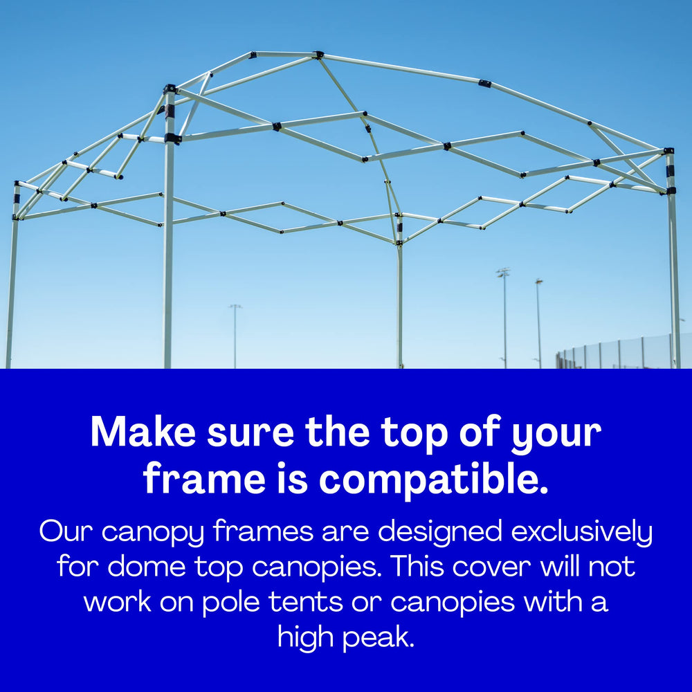 Breezy and Company canopy top showcasing reinforced corners