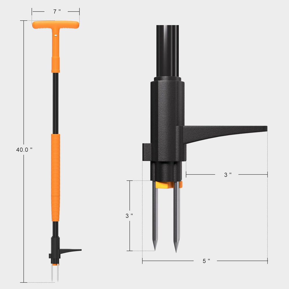 BREWIN TOOLS weeder displayed outdoors in a garden setting