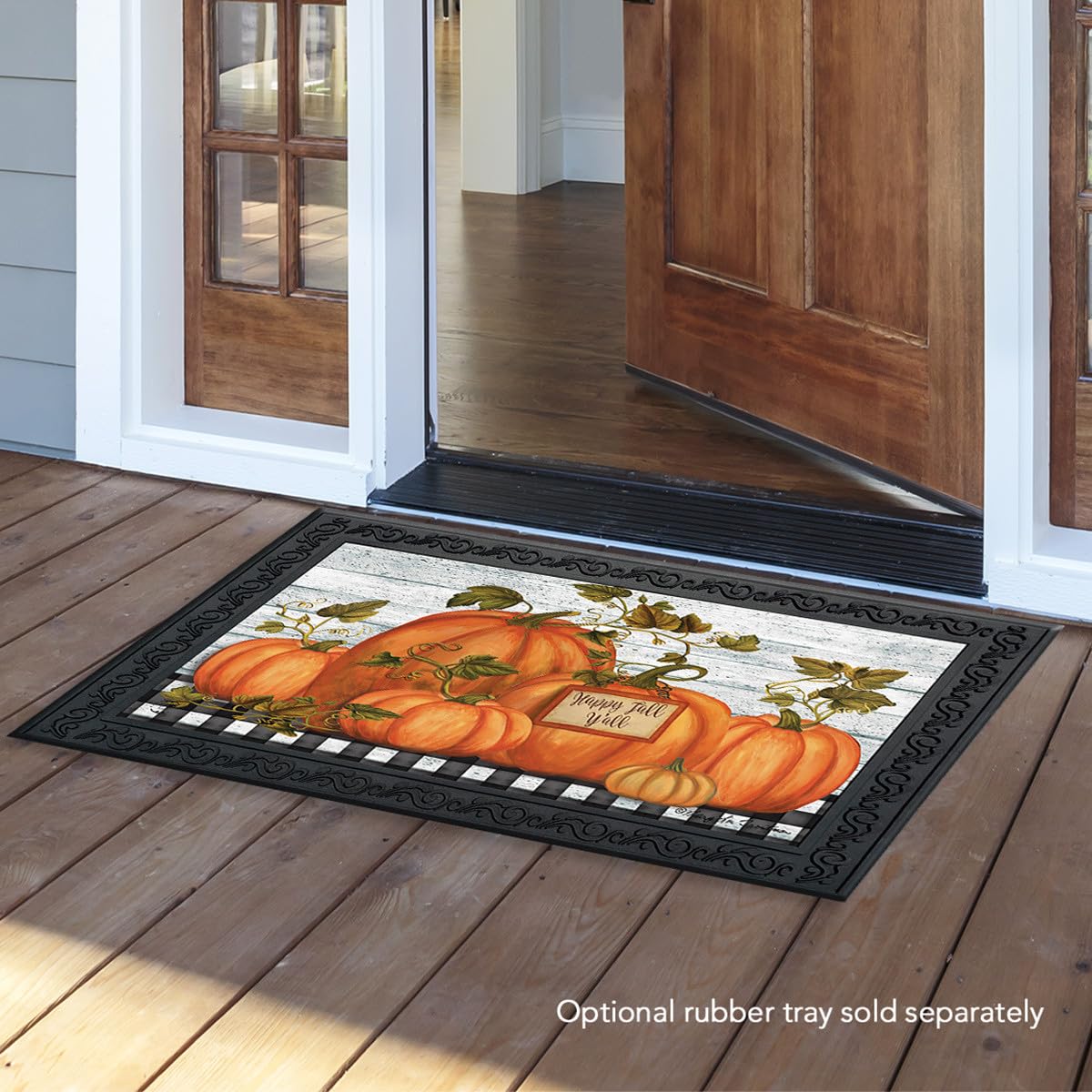 Briarwood Lane Doormat with rubber backing close-up