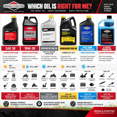 Briggs & Stratton 100030C 32oz Snow Thrower Oil side view