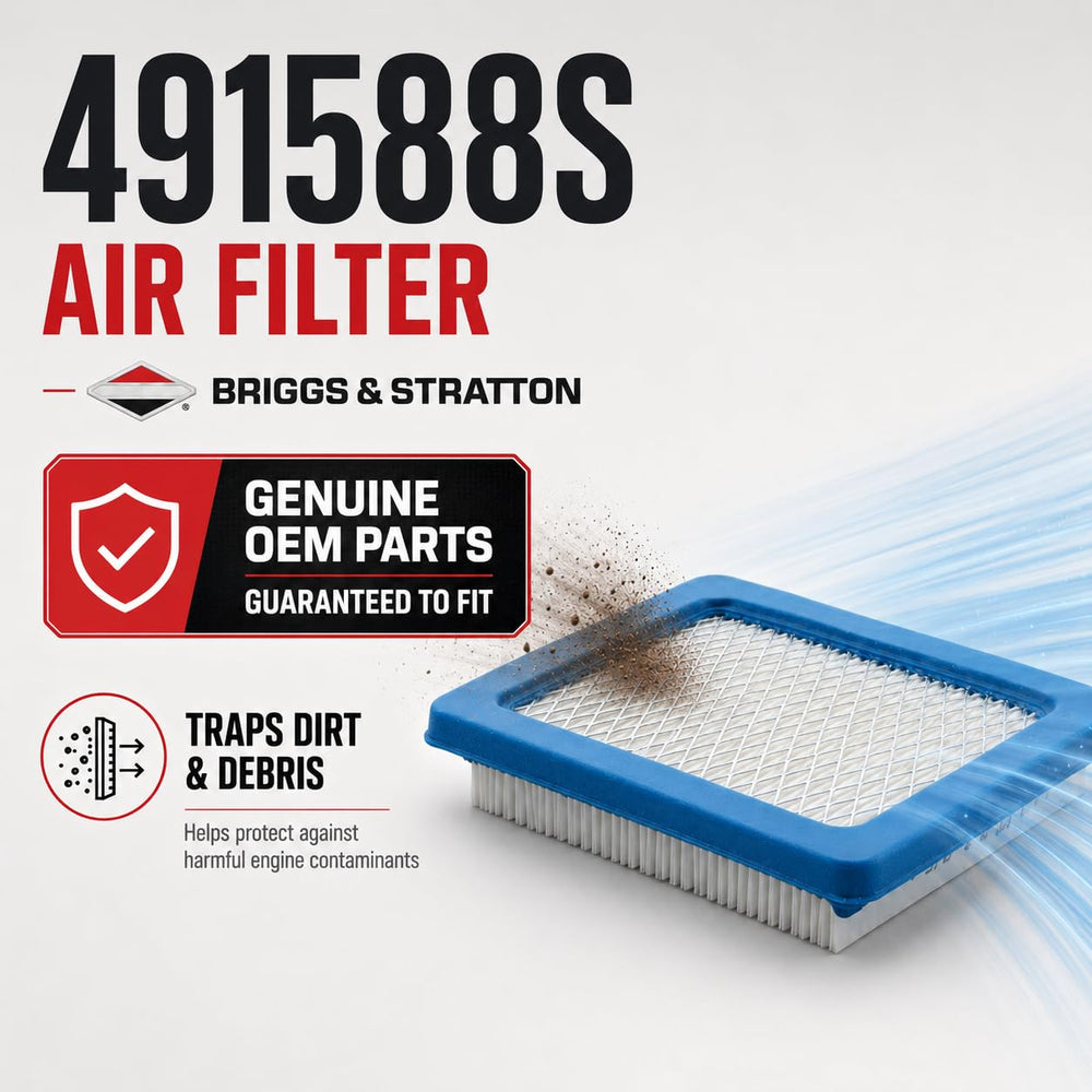 Briggs & Stratton 491588S air filter packaging
