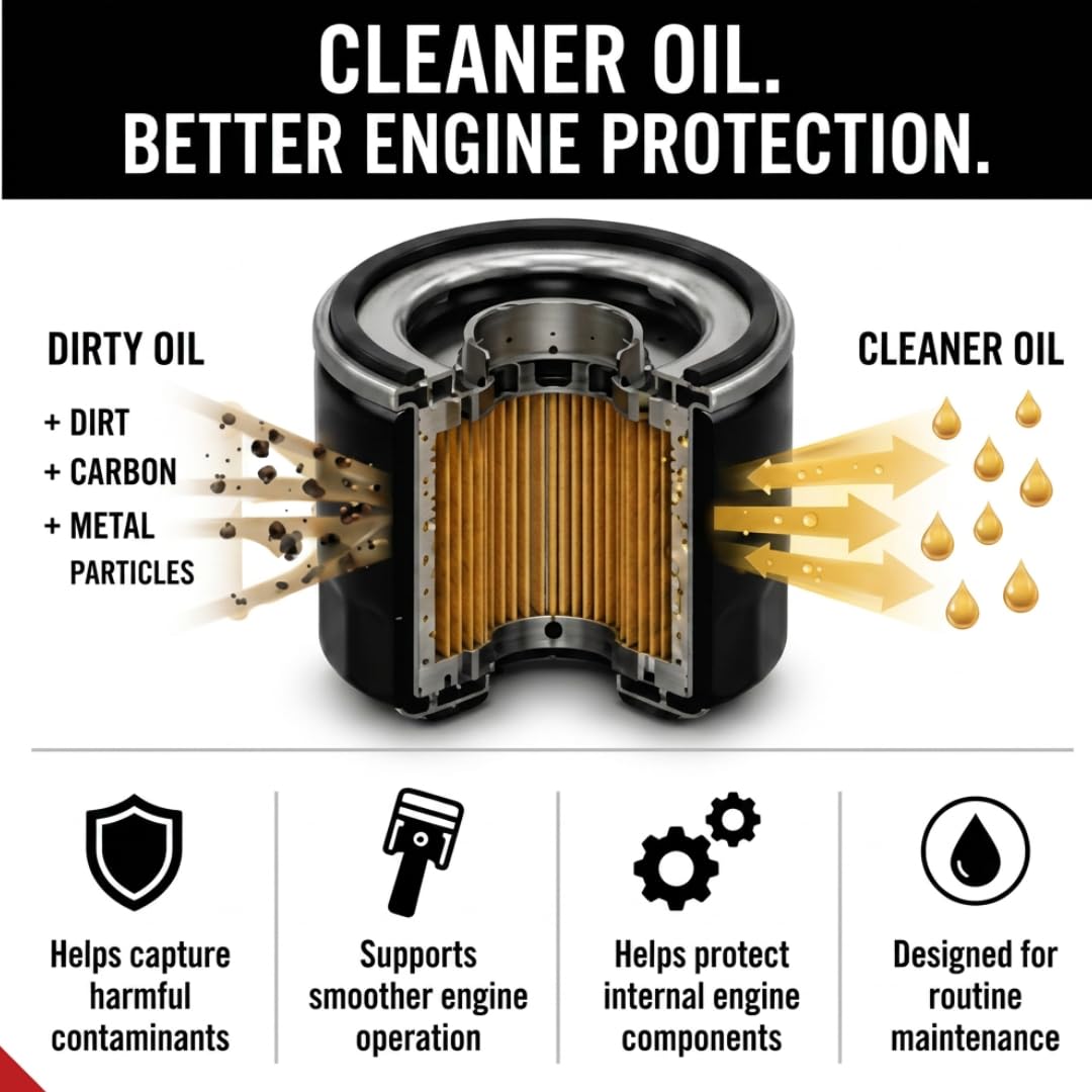 Briggs & Stratton oil filter with compatible equipment