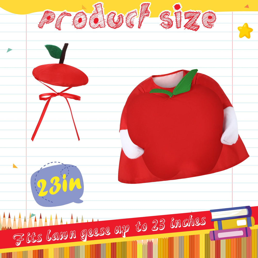 Bright apple hat designed for porch geese