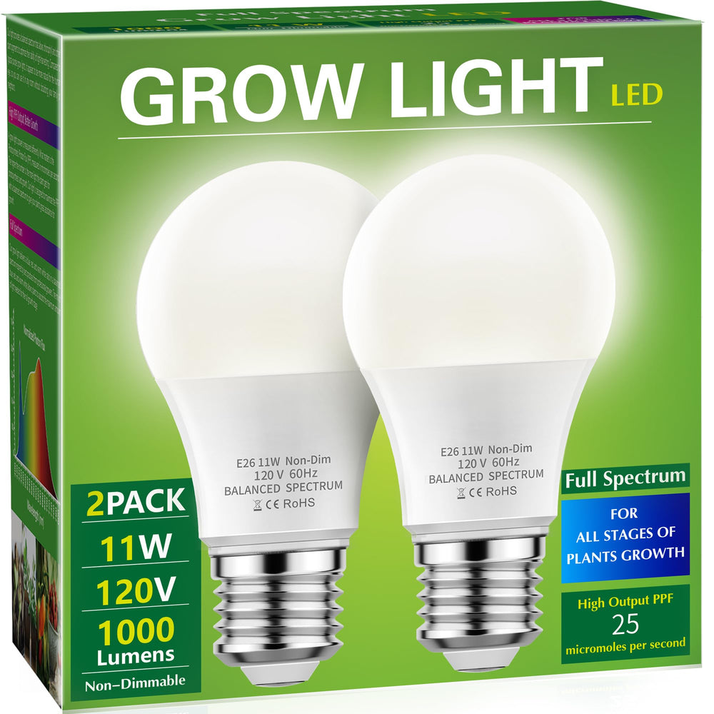 Briignite full spectrum grow light bulb front view