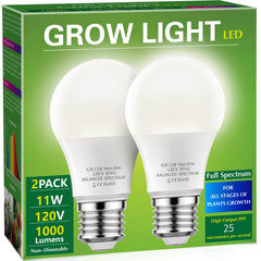 Briignite full spectrum grow light bulb front view